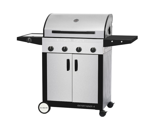 CADAC Entertainer SUPREME EDELSTAHL - 4B+SB 50mbar- Gasgrill mit 4 Brennern und Seitenbrenner