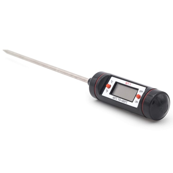 Digital Grill,- Fleisch- u. Bratenthermometer - Edelstahl u. Kunststoff - bis 100 Grad