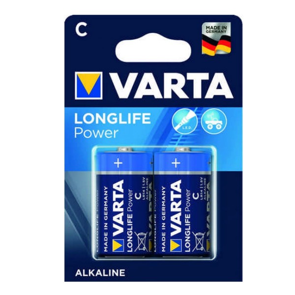 Varta Batterie Baby C - 2 Stück - Typ: LR14 - 1,5V - Longlife Power