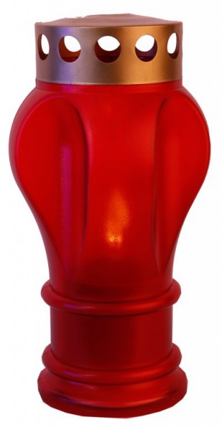LED-Novenkerze | Memorial | flackernde LED | Lichtsensor | ↑20cm