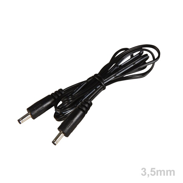 DC-Verbinungskabel 3,5mm auf 3,5mm - 1 Meter - Niedervoltkabel