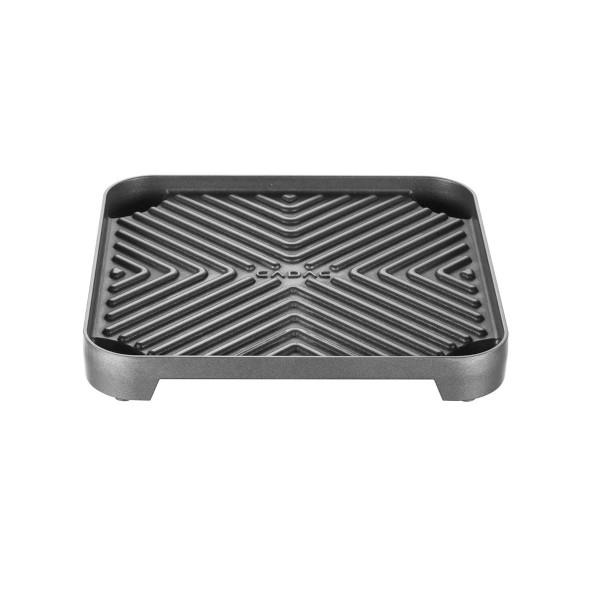 CADAC gerippte Platte für 2-COOK Campingkocher - 25x25cm - GreenGrill Oberfläche