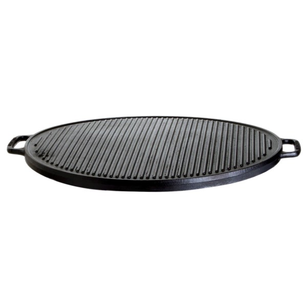 Grillplatte (Plancha) aus Gusseisen, Ø 41 cm