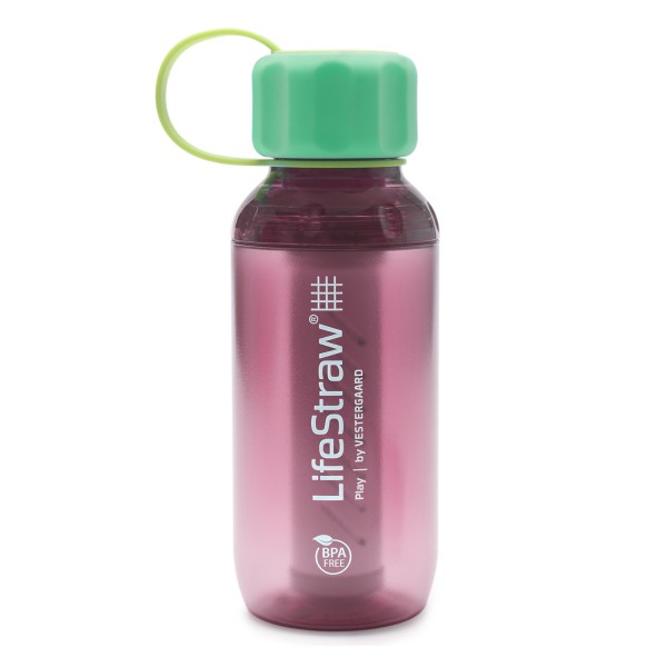 LifeStraw play (wildberry) - Kinder Trinkflasche mit Wasserfilterilter - 0,3L