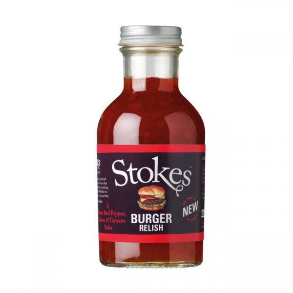 STOKES Burger Relish 265ml leicht würzige Tomatensauce