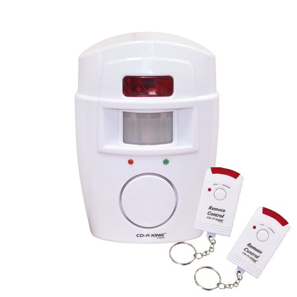 PIR Alarmsystem Batteriebetrieb - 100% mobil - mit 2 Fernbedienungen