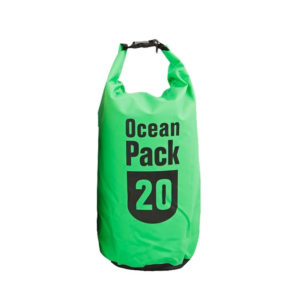 OCEAN PACK 20 Liter grün - wasserfester Beutel