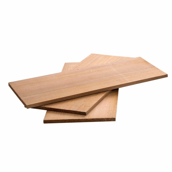Zedernholz Planken 3 Stück - 30x13x1cm - Für herrliches Raucharoma - Grillbretter