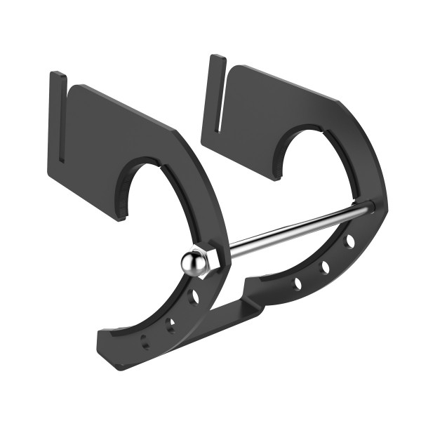 KNISTER Grill Fahrradhalterung für Holzkohlegrill - Montage am Fahrradlenker