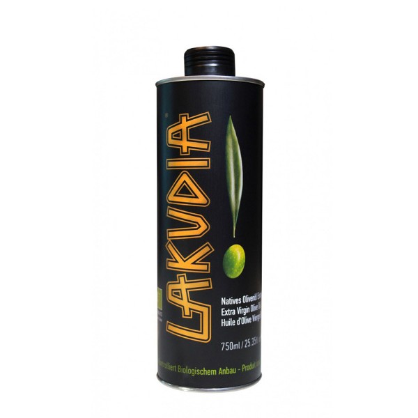 Lakudia 750mL BIO Olivenöl Nativ Extra, Metalldose