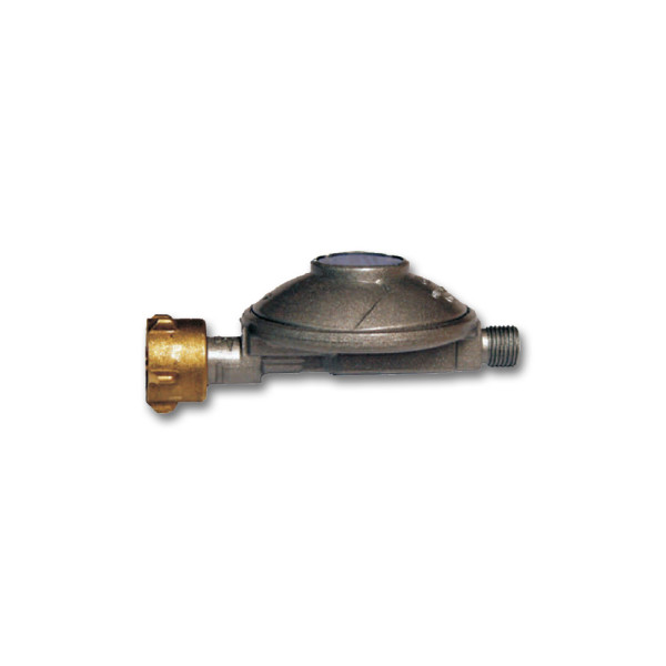 Gasregler Niederdruck 50mbar - 1,5kg/h - Kleinflaschenanschluss x 1/4" links - einstufig - CAMPING