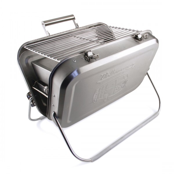 Koffergrill VW Collection - Kultgrill von Volkswagen - Edelstahl - Rostgröße 32,5 x 23cm