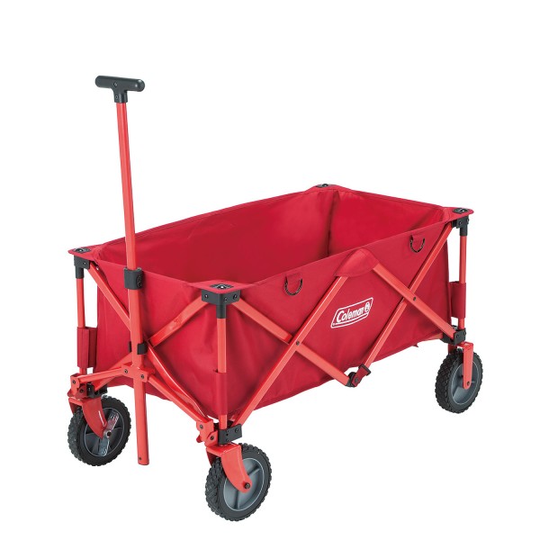 Robuster Bollerwagen mit Radbremse, 85 kg Ladefähigkeit - Faltwagen