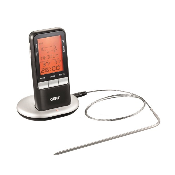 Digitales Funk Grill-& Bratenthermometer HÄNDI - bis 20m - Programme, Timer, Alarm