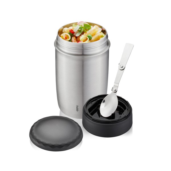 Thermo Lunchpot COPARO - Thermobehälter - hochwertiger Edelstahl - integrierter Löffel - 0,65l