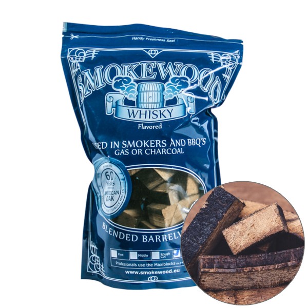 Smokewood Whisky Mini Blocks - Räucherholz aus alten Whiskyfässern
