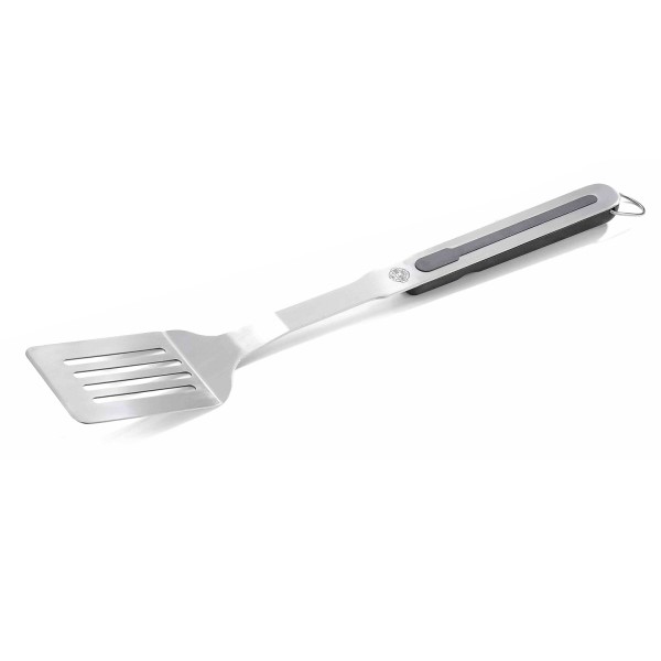 Wender BBQ - hochwertiger Edelstahl - praktische Aufhängeöse - L: 47,2cm - silber, schwarz