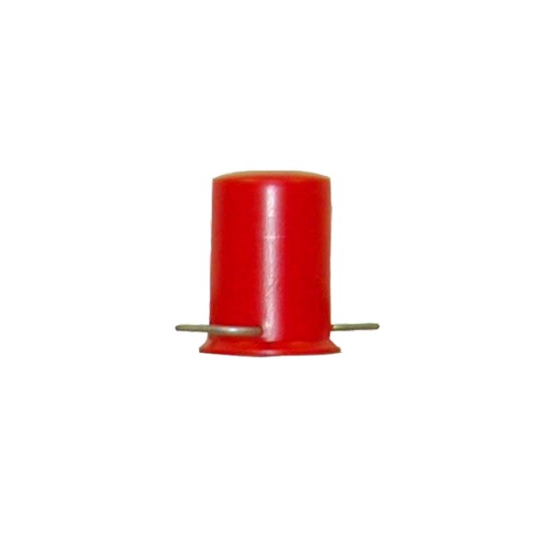 Gasflaschen Abdeckkappe rot - geeignet für 5kg und 11kg Gasflaschen - mit Verriegelung