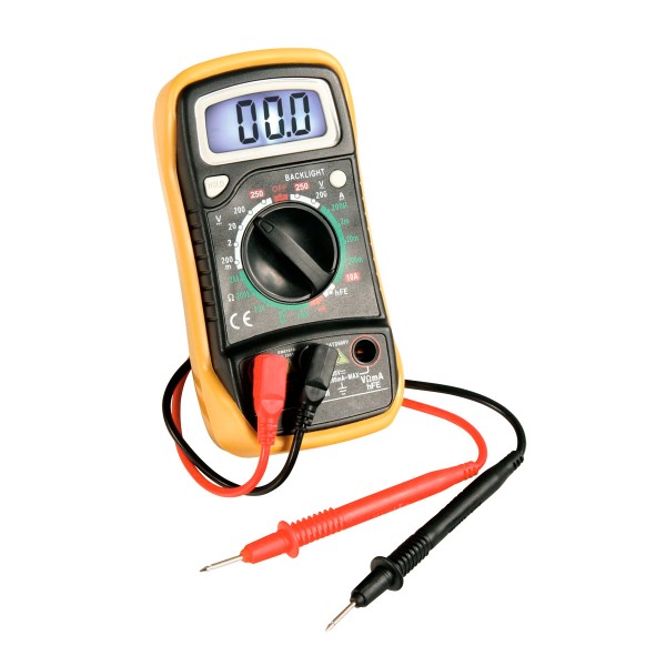Digitalmultimeter Messgerät - 19 Messbereiche - Beleuchtetes Display
