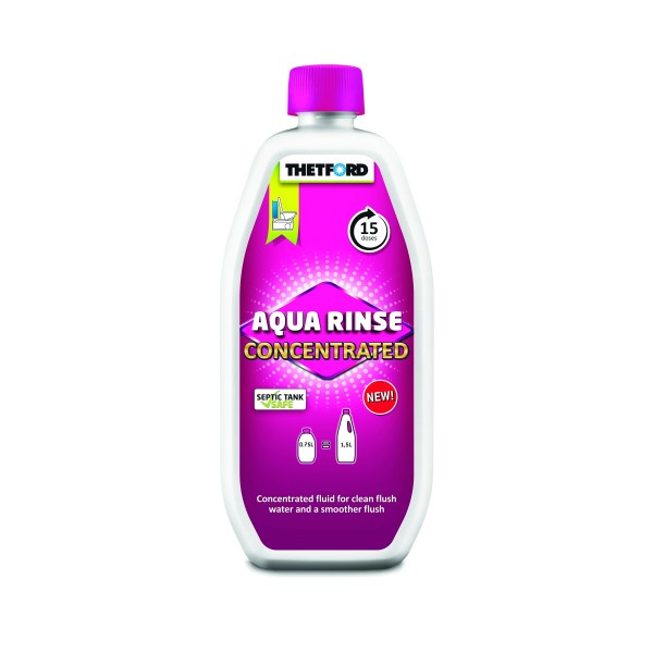 THETFORD Aqua Rinse Konzentrat - 750ml - Flüssigkeit für Campingtoiletten - für 15 Anwendungen