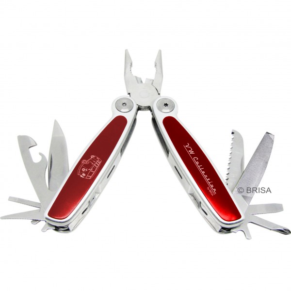 VW Collection Multitool - rostfreier Stahl - viele wichtige Helferlein - Geschenkbox