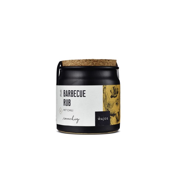 Wajos Barbecue Rub - Würzmischung - fruchtig, scharf, rauchig - 0,055kg Dose