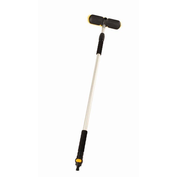 Waschbürste Teleskop mit Schlauchanschluss - 140 - 250cm - Ein/Ausschalter