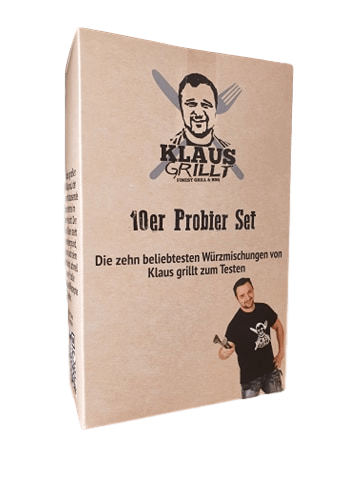 Klaus Grillt 10er Probier Set - 10 x 100g - 10 Kostbarkeiten zum Probieren