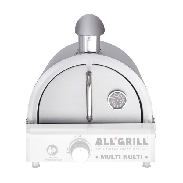 ALL'GRILL Pizzaofen-Edelstahlhaube für MULTI-KULTI