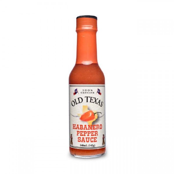 Old Texas Habanero Pepper Sauce 148ml Feurig scharf mit fruchtiger Note