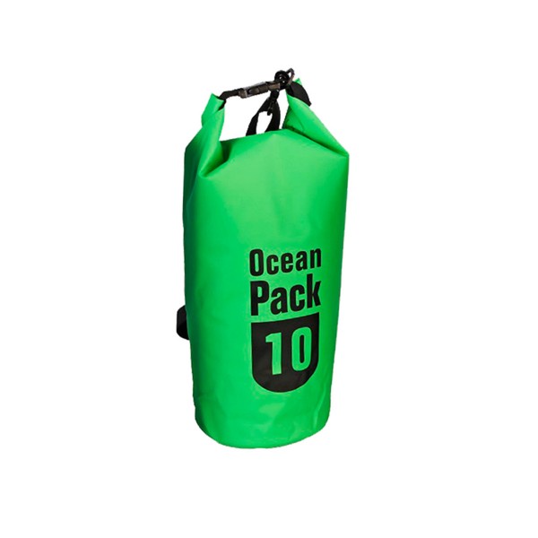 OCEAN PACK 10 Liter grün - wasserfester Beutel