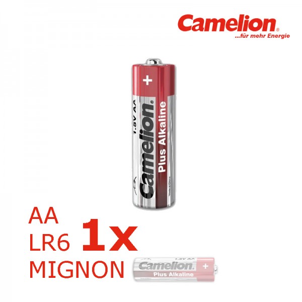 Batterie Mignon AA LR6 1,5V PLUS Alkaline - Leistung auf Dauer - CAMELION