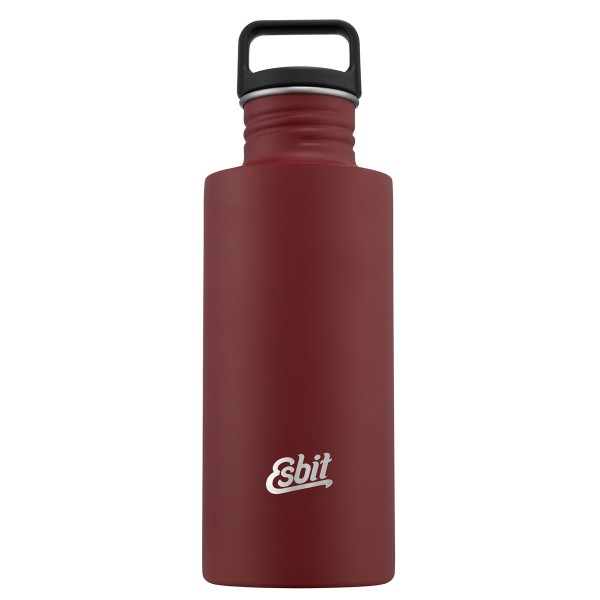 ESBIT SCULPTOR Edelstahl Trinkflasche, 0.75L, Burgundy Red