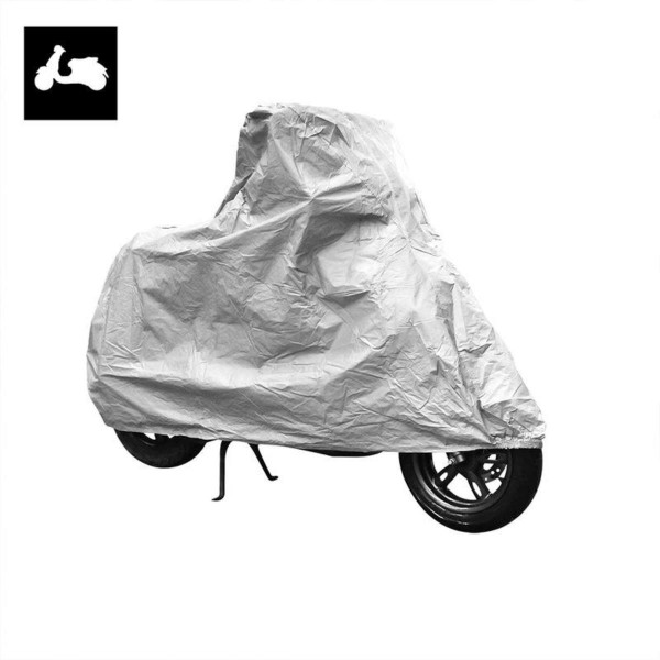 Motorrad & Roller Schutzhülle XL PEVA - 246 x 104 x 127cm - Wetterschutzhülle