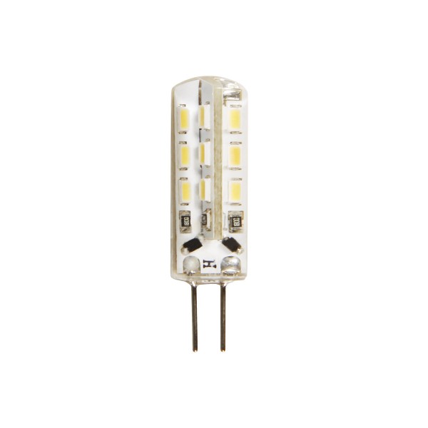 LED Leuchtmittel Stiftsockel G4 - 12V - 1,5W - 120lm - 3000K