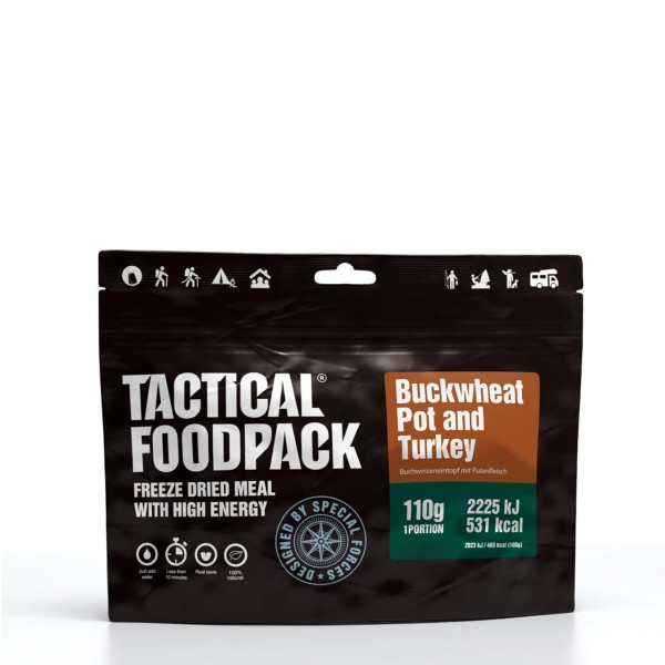 Tactical Foodpack - Buchweizeneintopf mit Putenfleisch - 110g