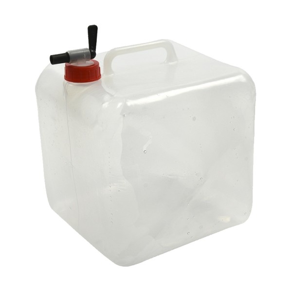 Faltkanister 10 Liter - Wasserkanister mit Auslaufhahn und Griff - 207g