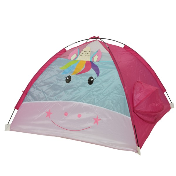 Spielzelt Einhorn FIONA - Igluzelt für Kinder - Polyester - L: 1,20m - H: 80cm - pink, rosa