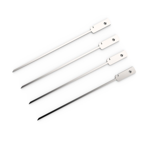 KNISTER Grill Sticks - Grillspieße aus Edelstahl - 4er Set - 26cm lang