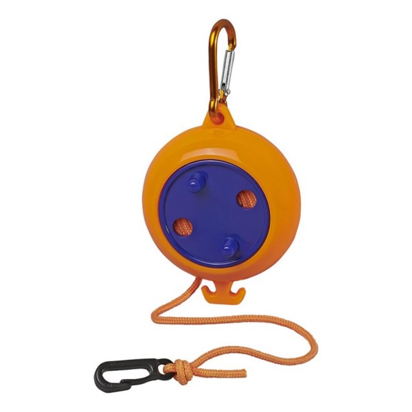Wäscheleine rollbar 8 Meter - Karabiner - Automatisches Aufrollen