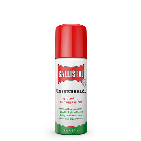 BALLISTOL Universalöl - 50ml Spaydose - altbewährt und unerreicht - ON-THE-GO- Spay