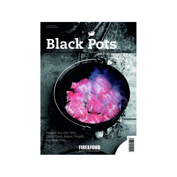 Black Pots - Fire&Food Bookazine - Grillen auf der Plancha - 118 Seiten