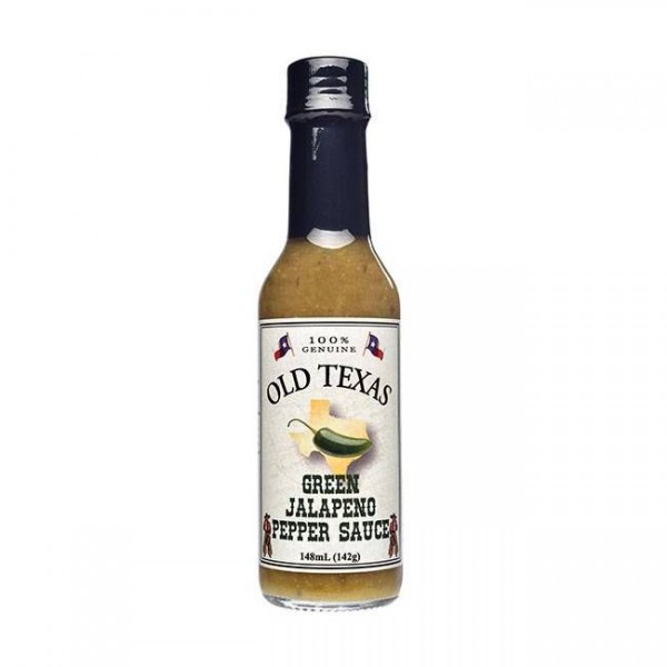 Old Texas Green Jalapeno Pepper Sauce 148ml eine fruchtige, scharfe Sauce