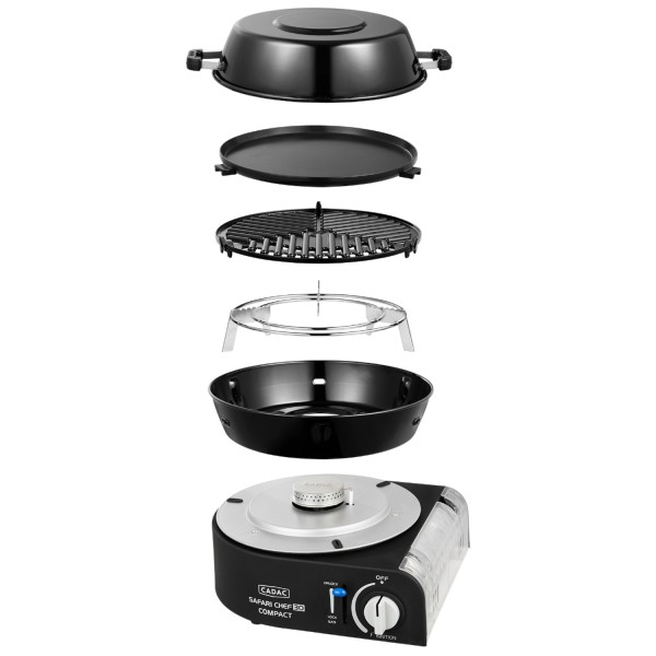 CADAC Safari Chef 30 COMPACT - 100% Mobiler Grill und Kochstelle