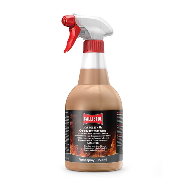 Kamin- und Ofenreiniger - Effektiv gegen Ruß und Schmutz - 750ml