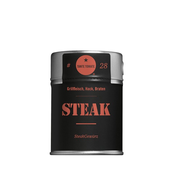 Steak - Gewürzzubereitung - Für Grillfleisch, Hack und Braten - 50g Streuer
