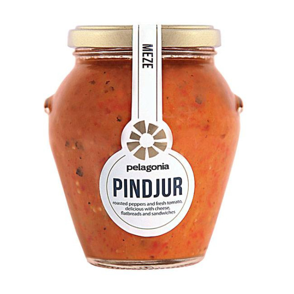 Pelagonia - Pindjur 314g - fruchtiger Aufstrich aus gerösteten Paprika und Tomate