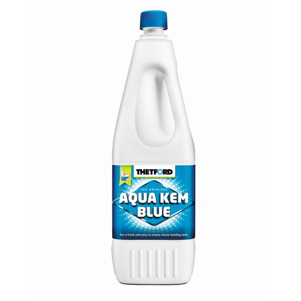 THETFORD Aqua Kem Blue - Sanitärzusatz für mobile Toiletten - 2000ml - Reduziert Gasentwicklung