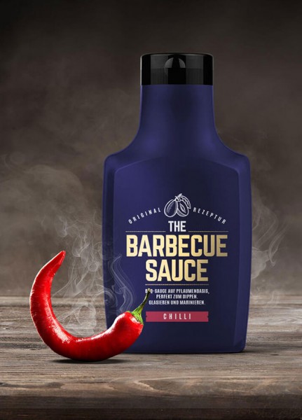 THE BARBECUE SAUCE - Sweet Chili - auf Pflaumenbasis - 390g Flasche