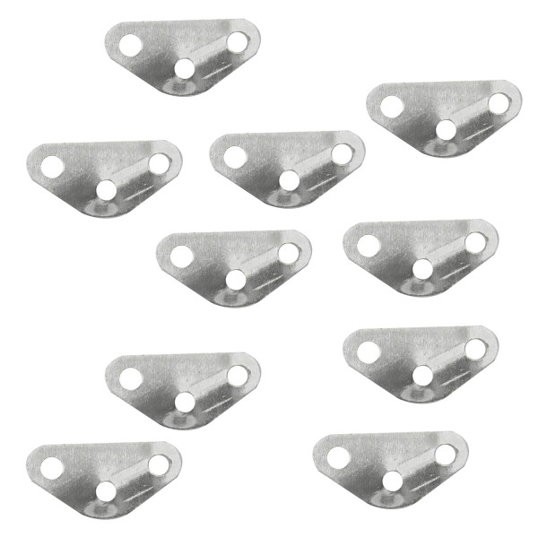 Dreieck Zeltleinenspanner 10er Set - Schnellspanner - Metall - Schnurspanner - Fadenspanner